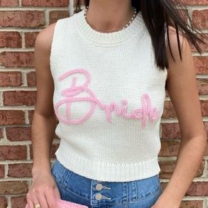 White Nanamacs Bride tank size XS